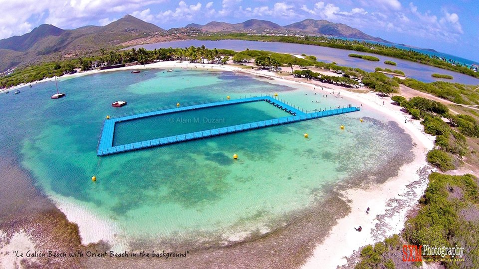 PISCINE EN MER DU GALION - SAINT MARTIN